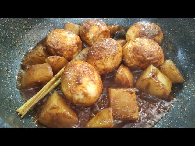 Rendang Telur Praktis dan Enak