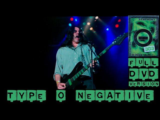 TYPE O NEGATIVE Full DVD SYMPHONY FOR DEVIL CUSTOM RESTORATION LIVE BIZARRE HD