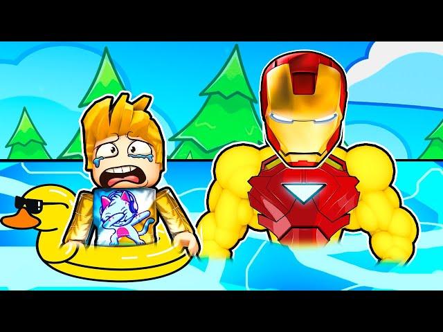 Swimming Faster Than Ironman in Roblox Swim League