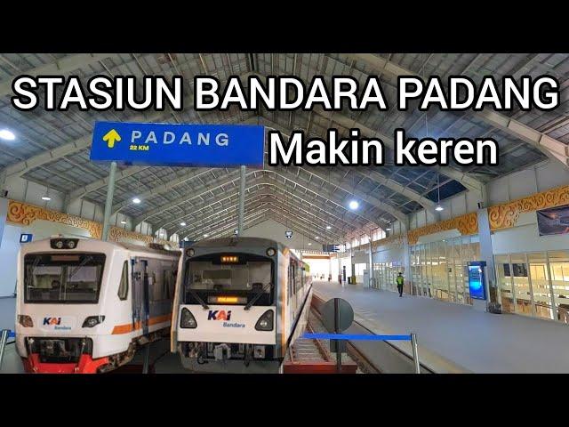 KOTA PADANG MAKIN MAJU‼️NAIK KERETA API BANDARA INTERNASIONAL MINANGKABAU MENUJU PUSAT KOTA PADANG