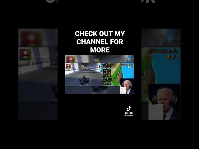 MARIO KART WITH DONALD TRUMP AND JOE BIDEN #shorts