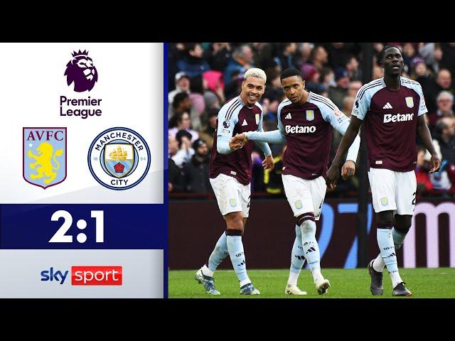 Villa verschärft City-Krise! | Aston Villa - Manchester City | Highlights - Premier League 2024/25