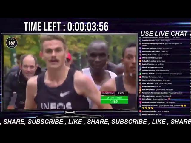 Kipchoge world record {1:59:40 2019}