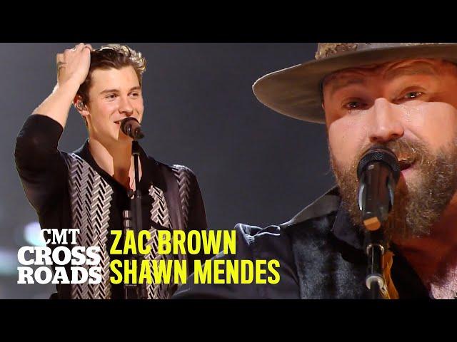 Shawn Mendes & Zac Brown Band Perform 'In My Blood' | CMT Crossroads