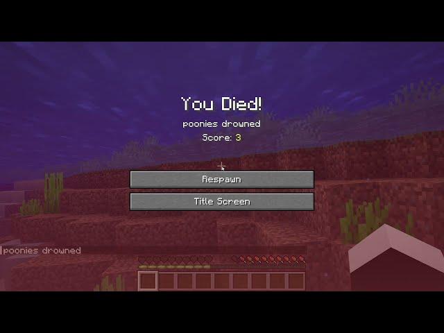 Total Score when you die, what does it mean ? - Minecraft 1.21