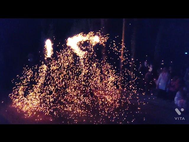 FIRE DANCE at Aao Nang Beach, KRABI, Thailand. #thailand #firedancing