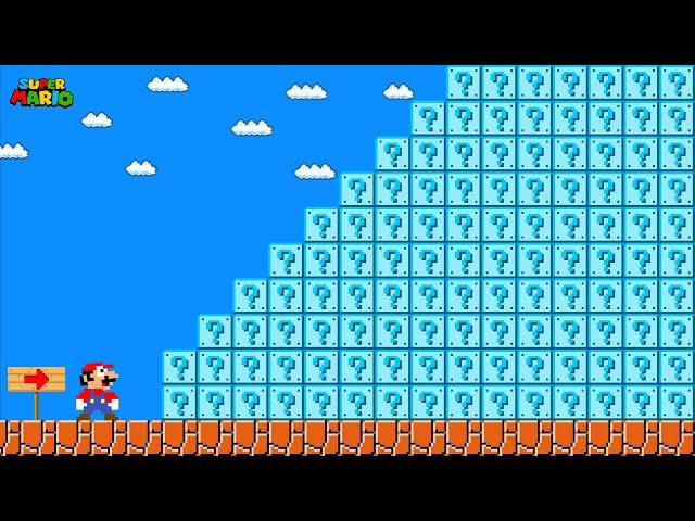 Can Mario Collect 999 item Blocks ICE in New Super Mario Bros Wii?