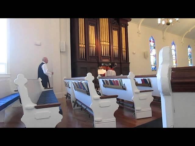 organ music at Tim Sampson's memorial service