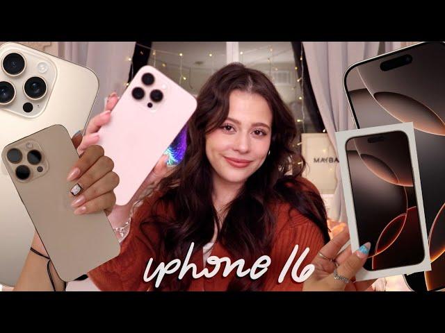 iPhone 16 Pro Max Unboxing *Desert Titanium*. ݁₊ ⊹ . ݁˖ .