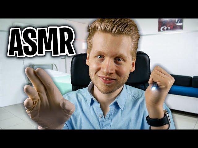 ASMR - Augenuntersuchung bei einem nervösen Patienten! (Roleplay)