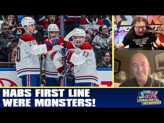 Habs First Line Were MONSTERS! | The Sick Podcast with Tony Marinaro March 11 2025
