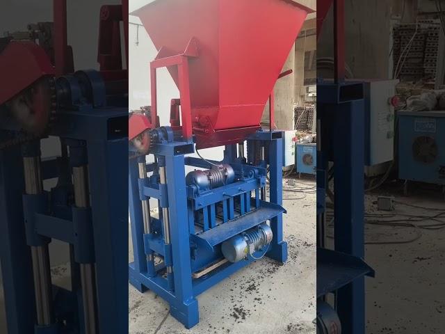 concrete egg laying hollow block mould making machine