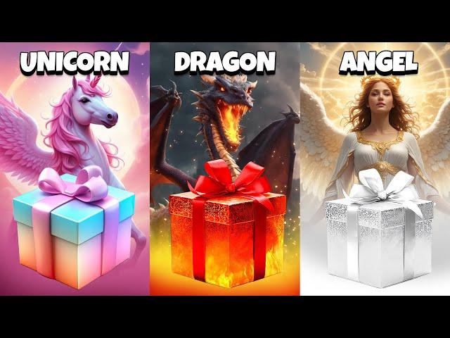 Choose Your Gift!  Unicorn, Dragon or Angel? 