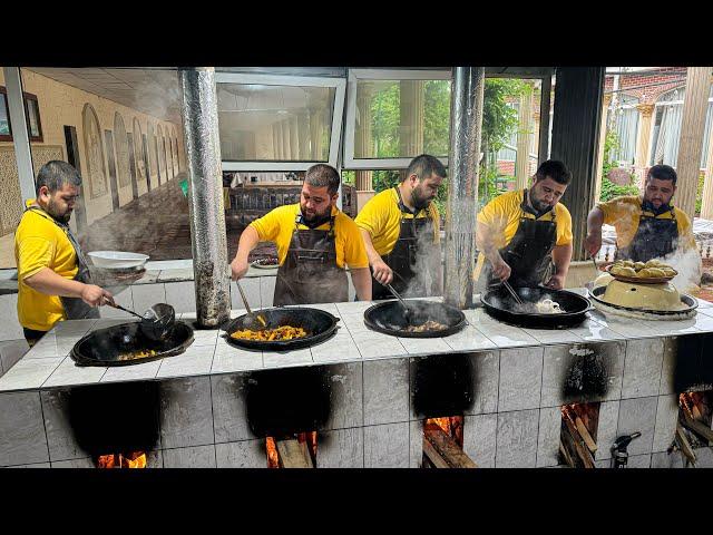 CHef PREPARED in 10 Kazan at ONCE | Most POWERFUL and BITTEREST Taste in Uzbekistan | Uzbek cuisine