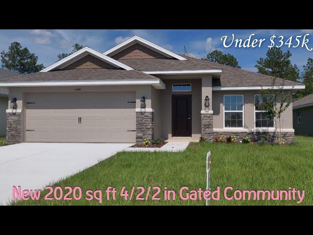 New 2020 sq ft Home for Sale in Spring Hill Florida Under $340k!