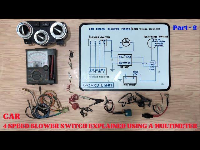 BLOWER MOTOR SWITCH TUTORIAL USING MULTIMETER | Part 2 | TAT General Services