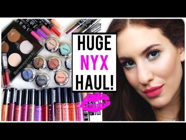 HUGE NYX HAUL Ft. NEW Spring 2015 Collection  JamiePaigeBeauty