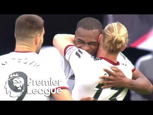 Issa Diop heads Fulham level against Bournemouth | Premier League | NBC Sports