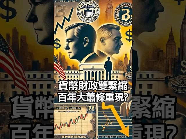 貨幣財政雙緊縮 百年大蕭條重現？#川普  #聯準會 #fed  #鮑爾 #財政部  #貝森特 #經濟衰退