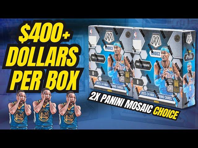 NEBULA HUNTING!!! Two Box Review of 2023-24 Panini Mosaic Basketball NBA Choice