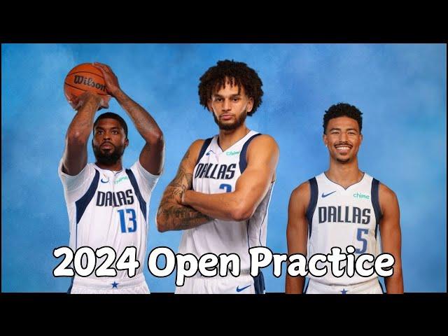 Dereck Lively II, Naji Marshall & Quentin Grimes Put on a Show for Mavs Fans in the Open Practice