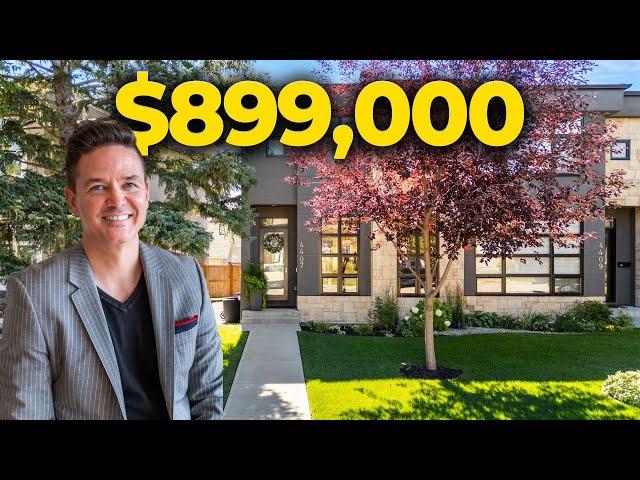 Tour a $899,000 Immaculate Designer Infill in Calgary's SW!