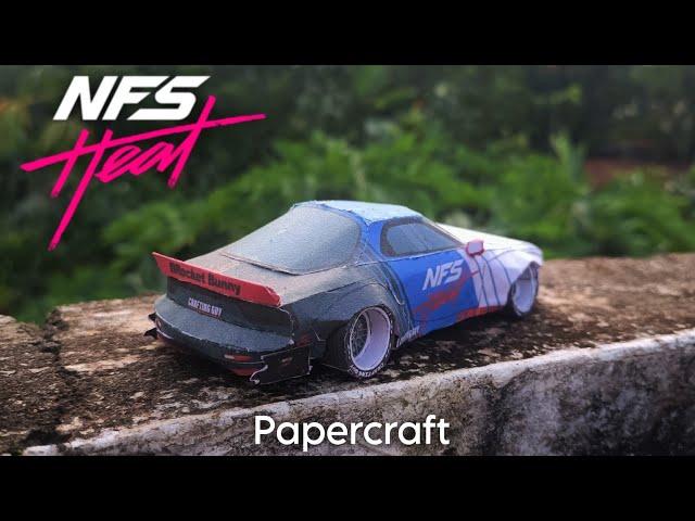 Rocket bunny mazda Rx7 Paper scale model | Rocket bunny rx7 Papercraft | Lavahi crafts