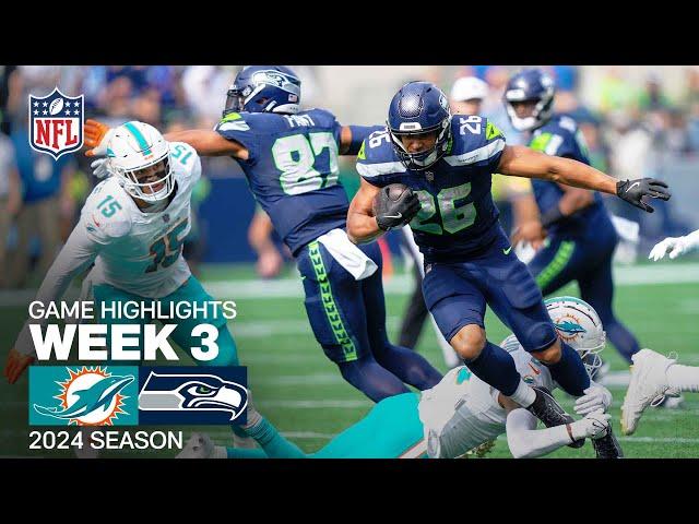 Miami Dolphins vs. Seattle Seahawks | 2024 Week 3 Game Highlights