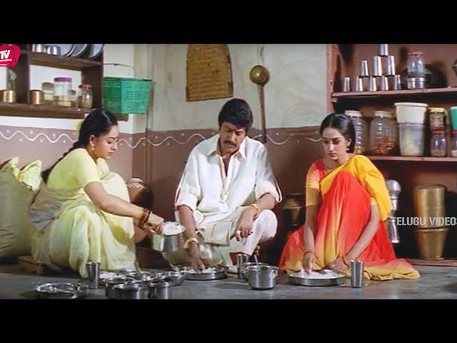 Soundarya And Mohan babu Telugu Interesting Movie Scene | Dasari Narayana Rao | Telugu Videos