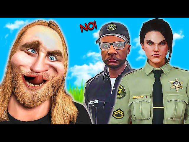 TROLLING SALTY ADMINS WITH ILLEGAL MODS... GTA 5 RP