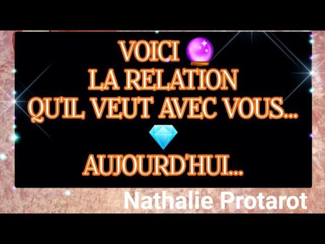 VOILÀ LA RELATION QU'IL VEUT AVEC VOUS AUJOURD'HUI️‍#amour#tarologie#voyance#fj