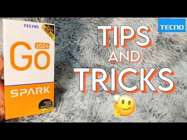 TECNO SPARK GO 2024 TIPS AND TRICKS