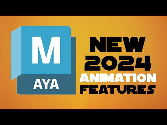 New Maya 2024 Features for Animators