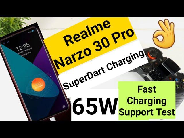 Realme narzo 30 pro 65w fast charging support test