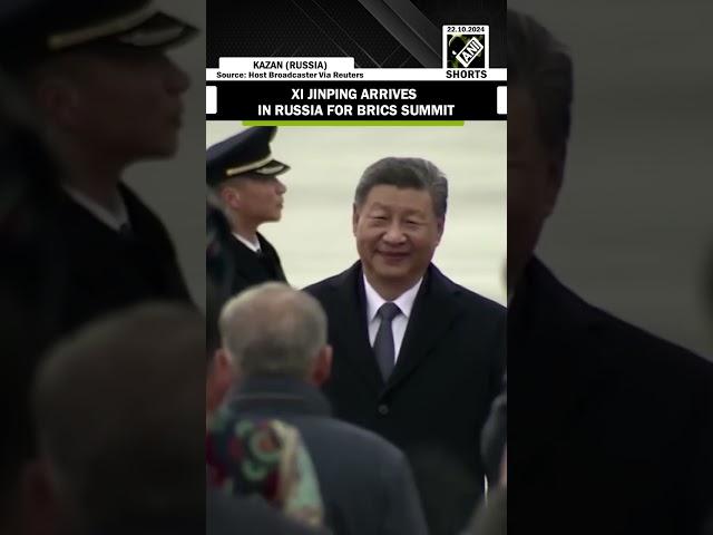 Chinese President Xi Jinping arrives in Kazan, Russia for 16th BRICS summit