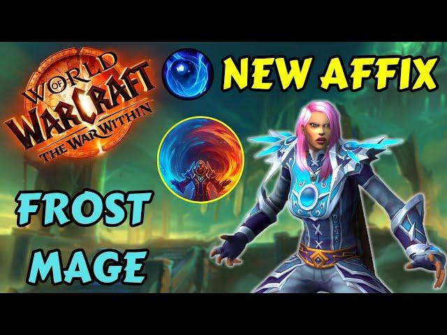 THE WAR WITHIN BETA | Frost Mage Frostfire M+ | +5 Necrotic Wake | New Affix