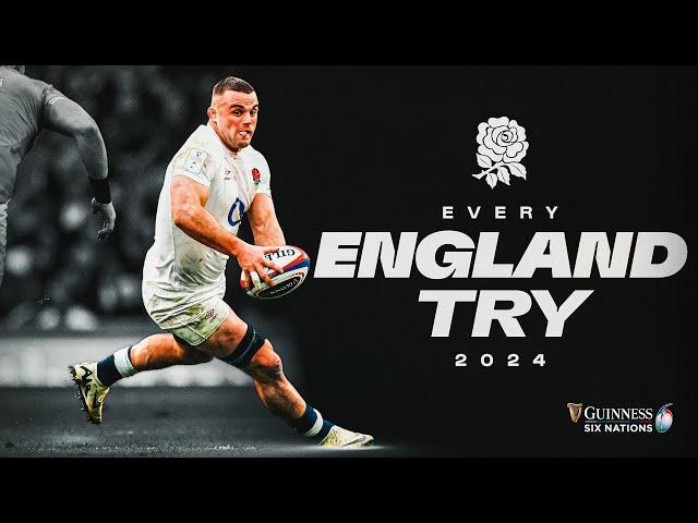 EVERY TRY | ENGLAND 󠁧󠁢󠁥󠁮󠁧󠁿 | 2024 GUINNESS MEN'S SIX NATIONS