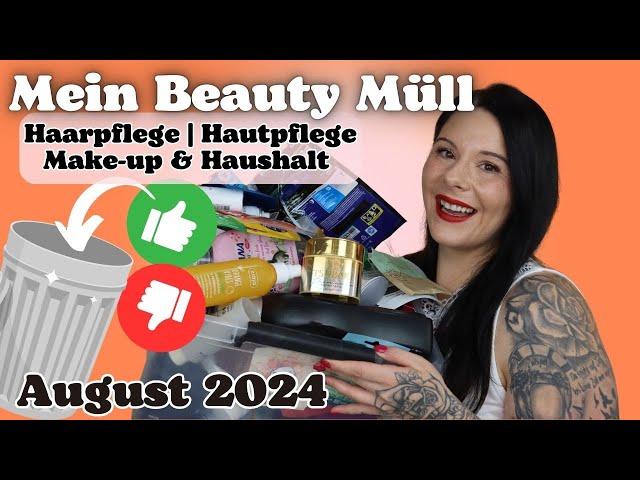 Das habe ich AUFGEBRAUCHT ️️ im August 2024 | Hautpflege | Haarpflege | Make-up & Haushalt