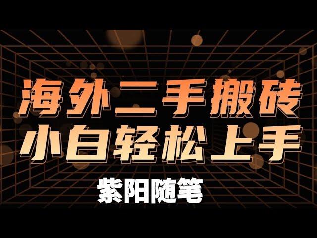 海外二手闲置项目，二手商品如何卖到欧美？手把手教你做跨境电商