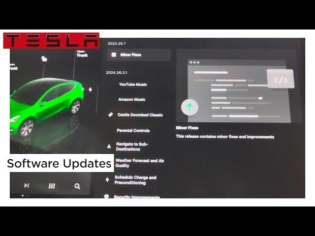 Software Update 2024.26.7 & 2024.26.3.1 Over the Air Tesla Model Y Release Notes Referral $1000 Off