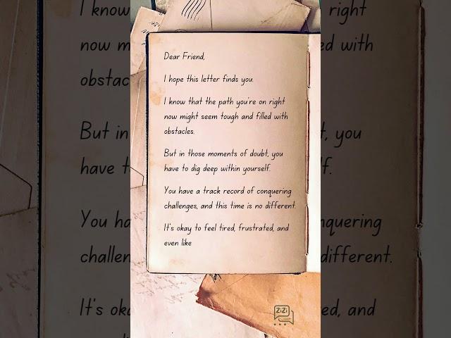 to my dear friend #motivation  #journal  #daily  #art