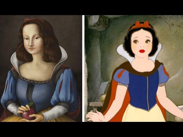 ️Disney Princesses as Renaissance Painting Style‍️