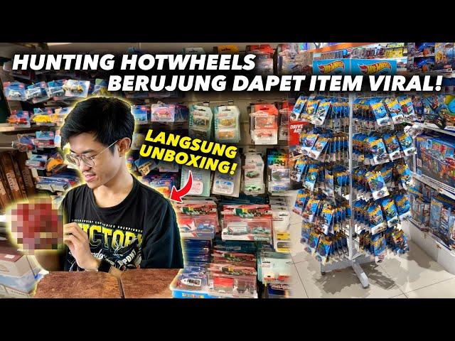 HUNTING HOTWHEELS BERUJUNG DAPET ITEM VIRAL! LANGSUNG UNBOXING DI TEMPAT!