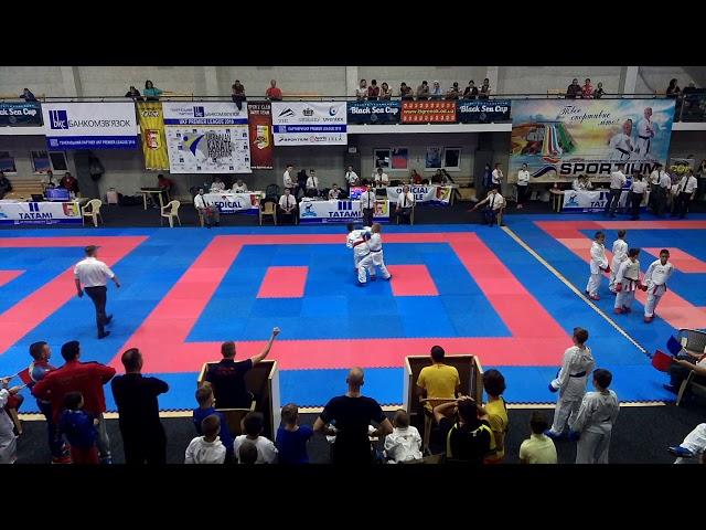 Karate BlackSeaCup 2019,  Kumite Male 10-11 Years 44+ kg Tarasenko Artem