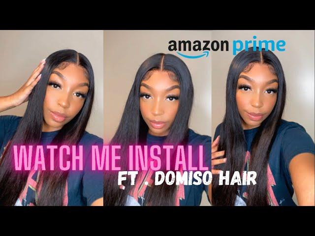 Watch me Install this 20 in 4x4 Closure Amazon Prime ft  Domiso Hair