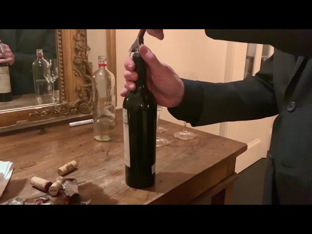 Drinking Chateau Mouton Rothschild 1945, best and most expensive wine in the world! 100/100 WS