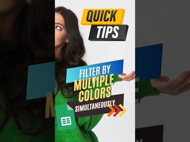  How To Quickly Filter By Color In Google Sheets | #shorts