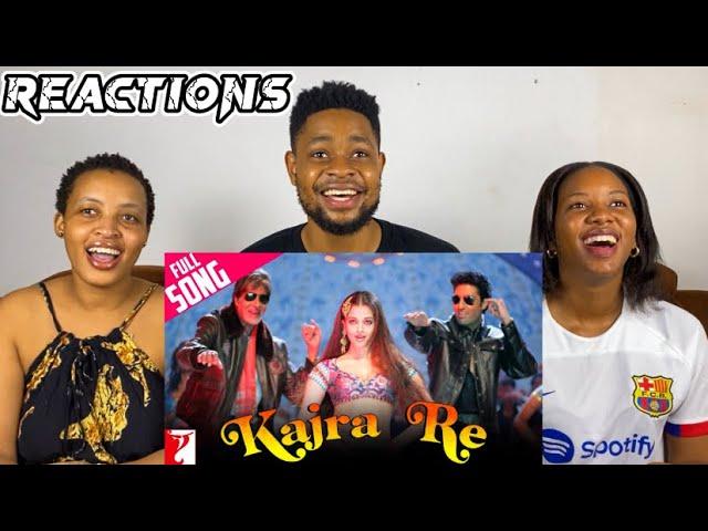 African Friends Reacts To Kajra Re | Full Song | Bunty Aur Babli | Aishwarya, Abhishek, Amitabh B.