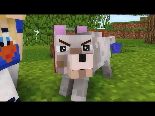 CrazyDek! Wolf Life 1 3    Minecraft animation