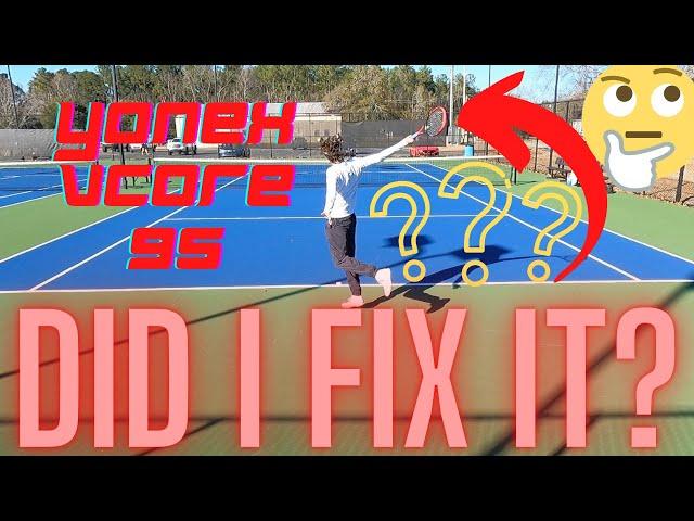 Can I fix the Vcore 95's TERRIBLE FLAW?? (Racquet Modifications)